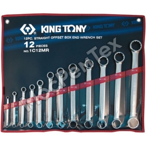 KING TONY 1C12MR Набор накидных ключей, 6-32 мм 12 предметов