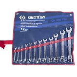 * KING TONY 1272MR Набор комбинированных ключей, 6-22 мм, 12 предметов