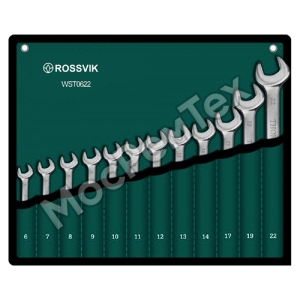WST0622 Набор ключей комбинированных ROSSVIK 6-22мм, 12шт