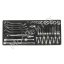 JTC-B065 Набор инструментов 65 предметов слесарно-монтажный в переносном инструментальном ящике (3 лотка)