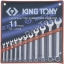 KING TONY 1211MR  Набор комбинированных ключей, 8-24 мм, 11 предметов