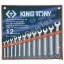 KING TONY 1212MR Набор комбинированных ключей, 8-22 мм, 12 предметов