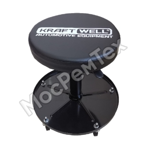 Сиденье механика на колесах с пневмолифтом KraftWell KRWRS-1