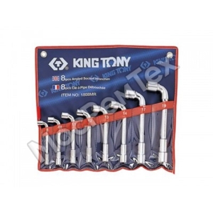 KING TONY 1808MR Набор торцевых L-образных ключей, 8-19 мм, 8 предметов