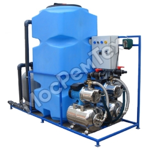 АРОС-4 ДК Система очистки воды для автомоек с дозатором хим. реагента и картриджным фильтром